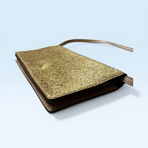 COACH Hayden Glitter Foldover Crossbody Clutch - Picture 9 of 10